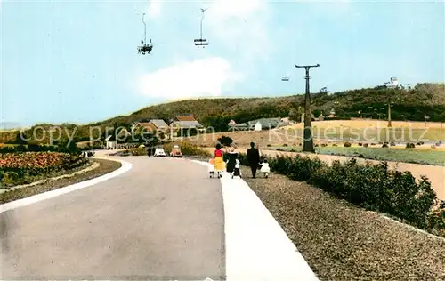 AK / Ansichtskarte Westouter Zetelbaan tussen Zwart en Rodeberg Telesiege Mont Noir Westouter