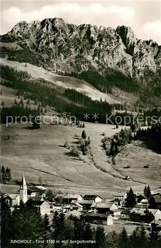 AK / Ansichtskarte Jungholz_Tirol Panorama Blick zum Sorgschrofen Allgaeuer Alpen Jungholz Tirol