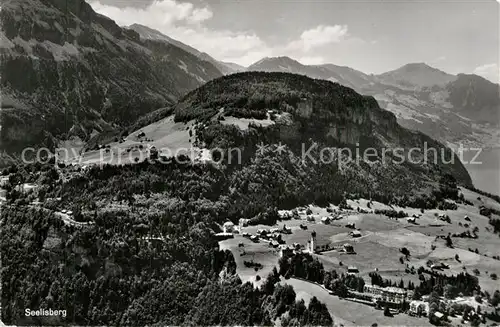 AK / Ansichtskarte Seelisberg_UR Panorama Vierwaldstaettersee Alpen Fliegeraufnahme Seelisberg UR