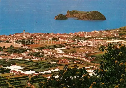 AK / Ansichtskarte Sao_Miguel_Azores Aspecto de Vila Franca do Campo Sao_Miguel_Azores