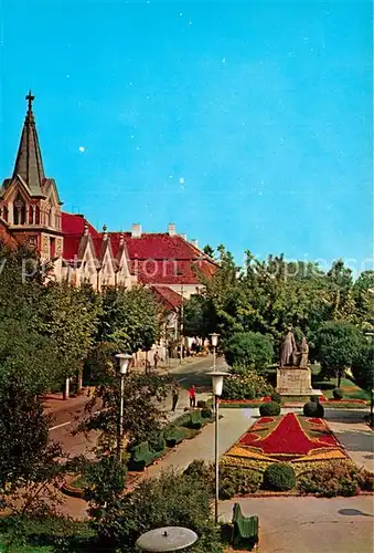 AK / Ansichtskarte Tirgu_Mures Platz Bolyai denkmal Kirche Tirgu Mures