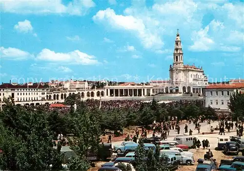 AK / Ansichtskarte Fatima Dia de Peregrinacao Wallfahrtstag Wallfahrtskirche Fatima