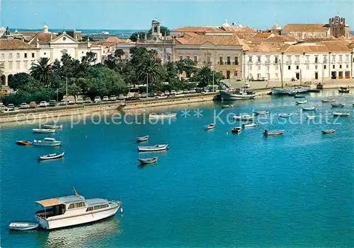 AK / Ansichtskarte Faro_Portugal Hafen 