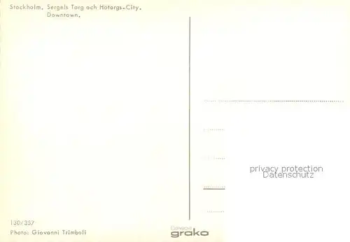 AK / Ansichtskarte Stockholm Sergels Torg och Hoetorgs City Downtown Stockholm
