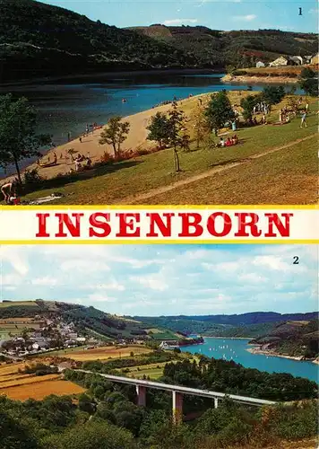 AK / Ansichtskarte Insenborn Panorama Lac Sûre Pont Insenborn