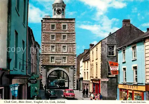 AK / Ansichtskarte Youghal_County Cork Clock Gate Main Street Youghal County Cork