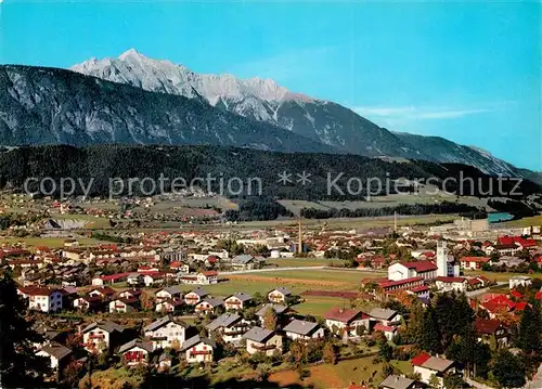 AK / Ansichtskarte Wattens Panorama Blick zum Hochnissl Karwendelgebirge Wattens