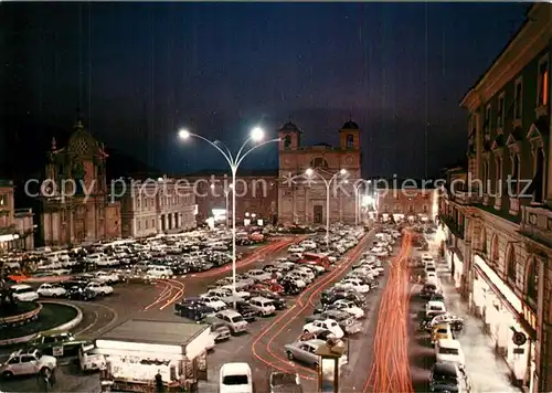 AK / Ansichtskarte L_Aquila Piazza Duomo de notte L_Aquila
