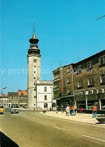 AK / Ansichtskarte Sulechow Ulica Wladyslawa Sikorskiego widok w kierunku ratusza Sulechow