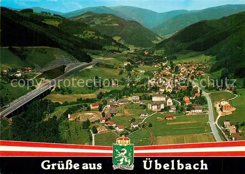 AK / Ansichtskarte uebelbach Fliegeraufnahme uebelbach