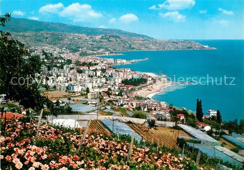 AK / Ansichtskarte Sanremo Panorama do ponente Kuestenpanorama Riviera dei Fiori Sanremo