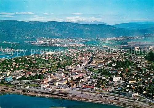 AK / Ansichtskarte Mo_i_Rana Fliegeraufnahme Mo_i_Rana