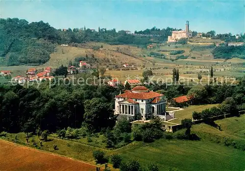 AK / Ansichtskarte Vicenza Villa La Rotonda e Monte Berico veduta aerea Vicenza