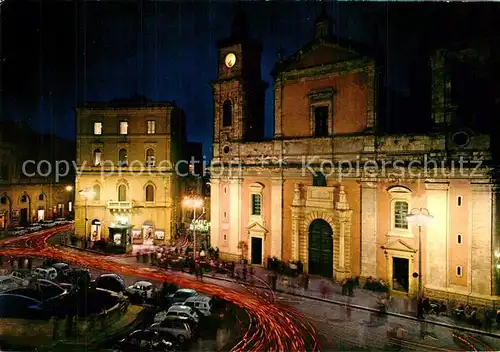AK / Ansichtskarte Caltanissetta_Sicilia Piazza Garibaldi Duomo di notte Caltanissetta Sicilia