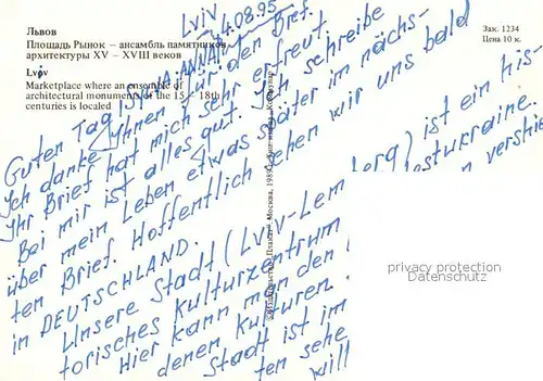 AK / Ansichtskarte Lvov_Lemberg_Lwow Marktplatz Lvov_Lemberg_Lwow