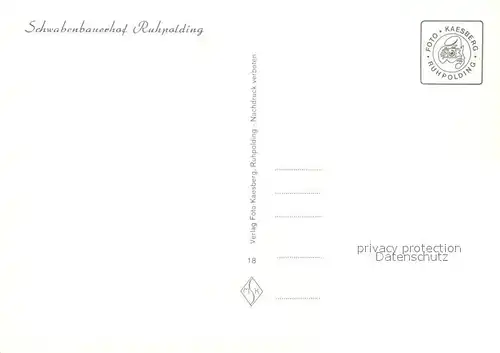 AK / Ansichtskarte Ruhpolding Schwabenbauerhof  Ruhpolding
