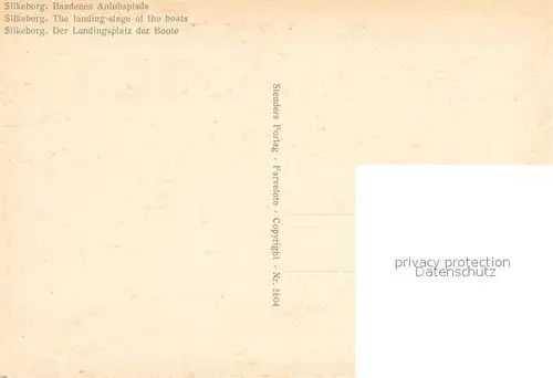 AK / Ansichtskarte Silkeborg Baadenes Anlobsplads Silkeborg