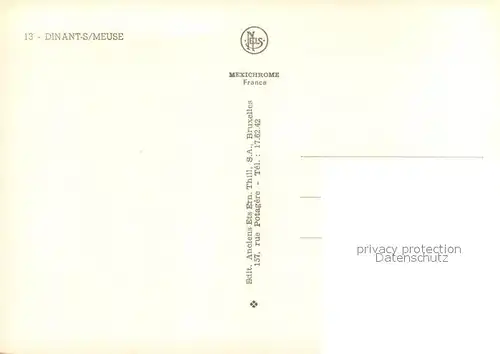 AK / Ansichtskarte Dinant sur_Meuse Panorama 