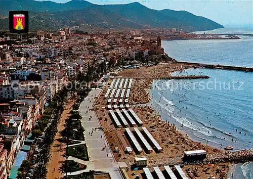 AK / Ansichtskarte Sitges Vue aerienne Sitges