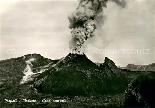 AK / Ansichtskarte Napoli_Neapel Vesuv Zentraler Kegel Napoli Neapel