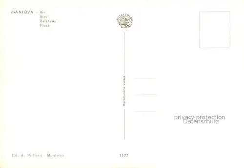 AK / Ansichtskarte Mantova Rio Mantova