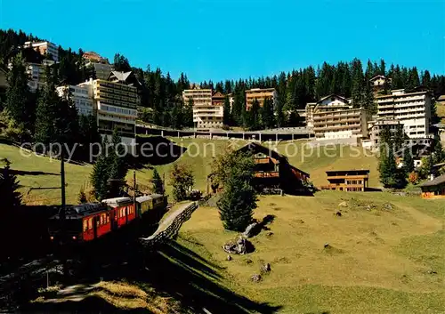 AK / Ansichtskarte Arosa_GR mit Chur Arosa Bahn Arosa_GR