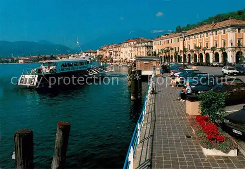 AK / Ansichtskarte Salo_Lago_di_Garda Anlagestelle Faehre Salo_Lago_di_Garda