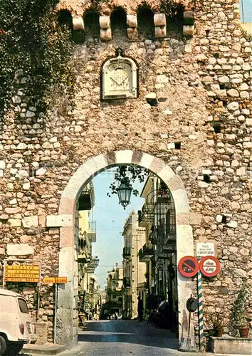 AK / Ansichtskarte Taormina_Sizilien Catania Tor Taormina Sizilien
