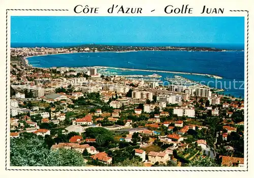 AK / Ansichtskarte Golfe Juan Vue generale au fond le Cap dAntibes et Juan les Pins Golfe Juan