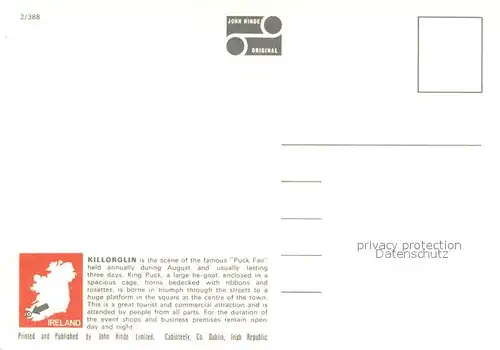 AK / Ansichtskarte Killorglin Ring of Kerry 