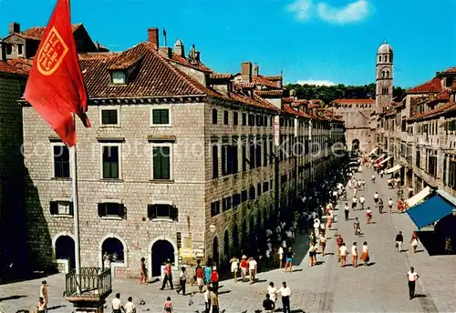 AK / Ansichtskarte Dubrovnik_Ragusa Stradun Dubrovnik Ragusa