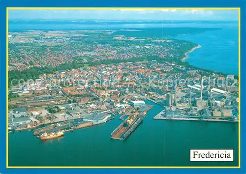 AK / Ansichtskarte Fredericia Fliegeraufnahme Fredericia