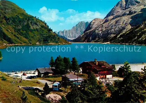 AK / Ansichtskarte Fedaia Rifugio Marmolada Lago Monte Civetta Dolomiti Fedaia