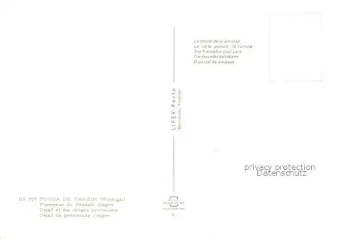 AK / Ansichtskarte Povoa_de_Varzim Pormenor do Passeio Alegre Povoa_de_Varzim