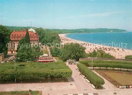 AK / Ansichtskarte Sopot Brzeg morski widok w kierunku Orlowa Sopot
