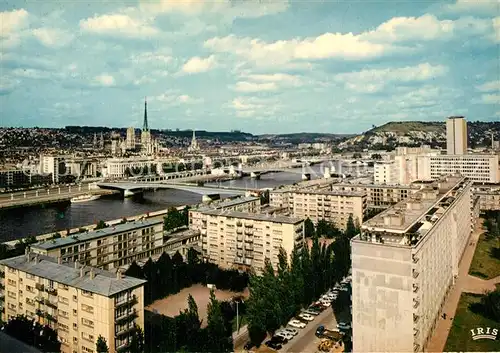 AK / Ansichtskarte Rouen Partie des deux rives Stadtpanorama Rouen