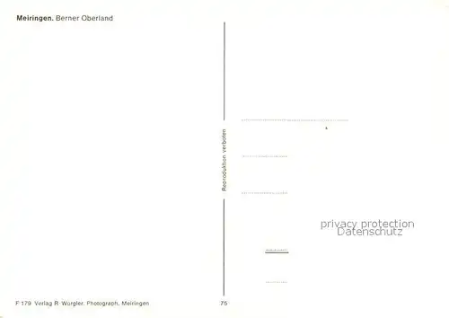 AK / Ansichtskarte Meiringen_BE Gesamtansicht mit Alpenpanorama Meiringen BE