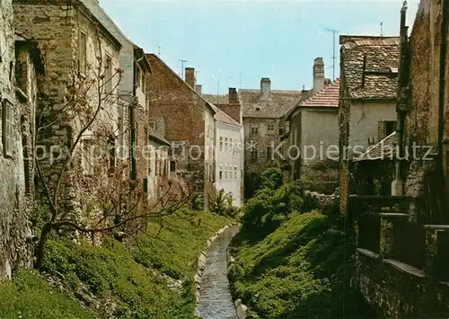 AK / Ansichtskarte Sopron Ikva patak Kanal Alte Haeuser Sopron
