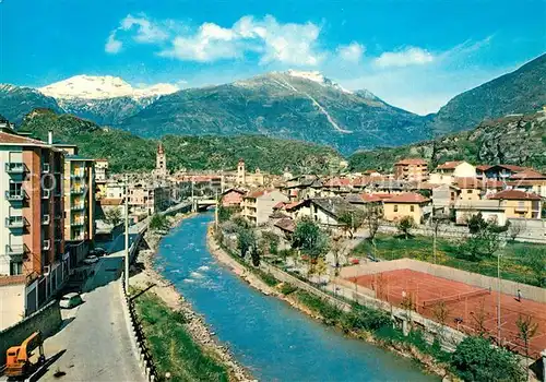 AK / Ansichtskarte Susa_Italia Scorcio panoramico verso il Moncenisio Lungo Dora Abegg 