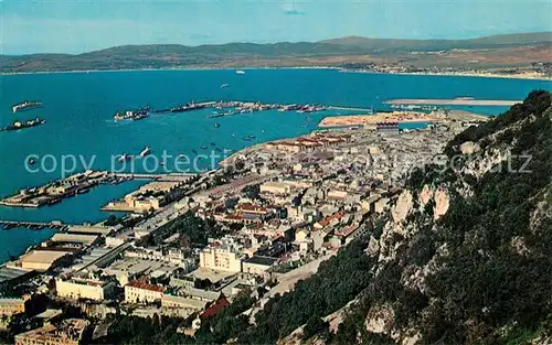 AK / Ansichtskarte Gibraltar Harbour  Gibraltar