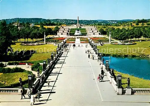 AK / Ansichtskarte Oslo_Norwegen Vigelandsanlegget  Oslo Norwegen