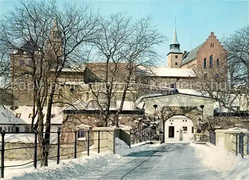 AK / Ansichtskarte Oslo_Norwegen Akershus Festning Oslo Norwegen