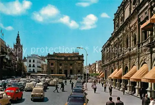 AK / Ansichtskarte Sevilla_Andalucia Plaza de San Francisco Sevilla_Andalucia