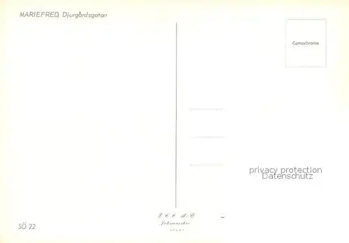 AK / Ansichtskarte Mariefred Djurgardsgatan Mariefred