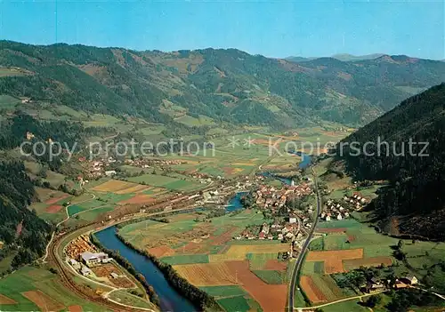 AK / Ansichtskarte Unzmarkt Frauenburg Fliegeraufnahme Unzmarkt Frauenburg