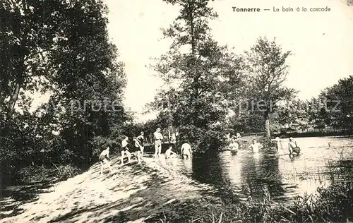 AK / Ansichtskarte Tonnerre Le bain a la cascade Tonnerre