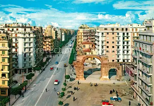 AK / Ansichtskarte Thessaloniki Egnatia Strasse Ruine Thessaloniki