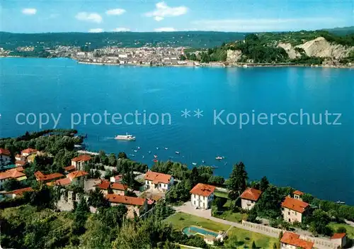 AK / Ansichtskarte Angera Panorama Lago Maggiore Aussicht von Burg von Angera Angera
