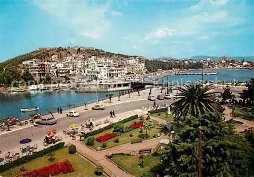 AK / Ansichtskarte Chalkis_Chalkida Panorama mit Bruecke 