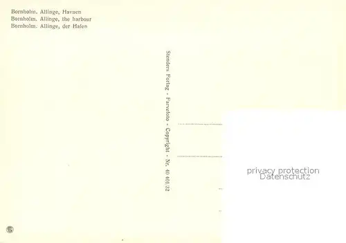 AK / Ansichtskarte Allinge_Bornholm Hafen Fischkutter Allinge Bornholm